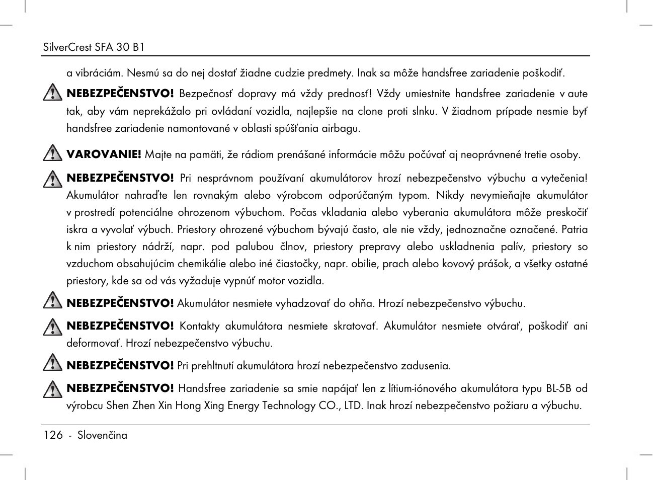 Silvercrest SFA 30 B1 User Manual | Page 128 / 166