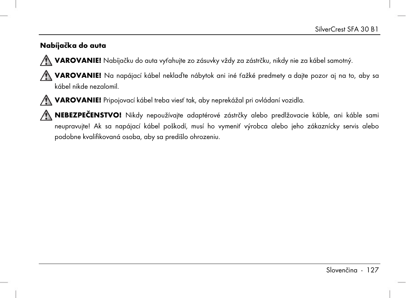 Silvercrest SFA 30 B1 User Manual | Page 129 / 166