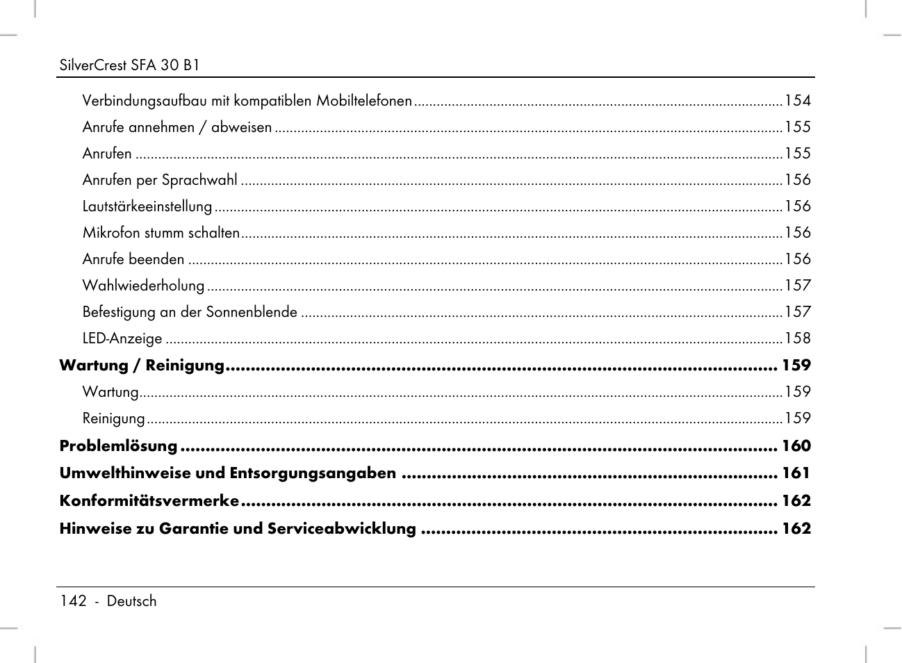 Silvercrest SFA 30 B1 User Manual | Page 144 / 166