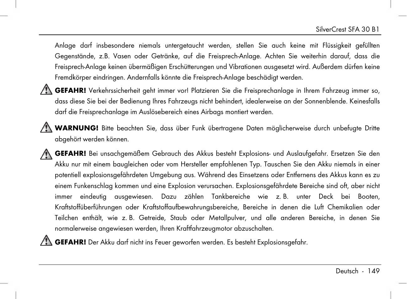 Silvercrest SFA 30 B1 User Manual | Page 151 / 166