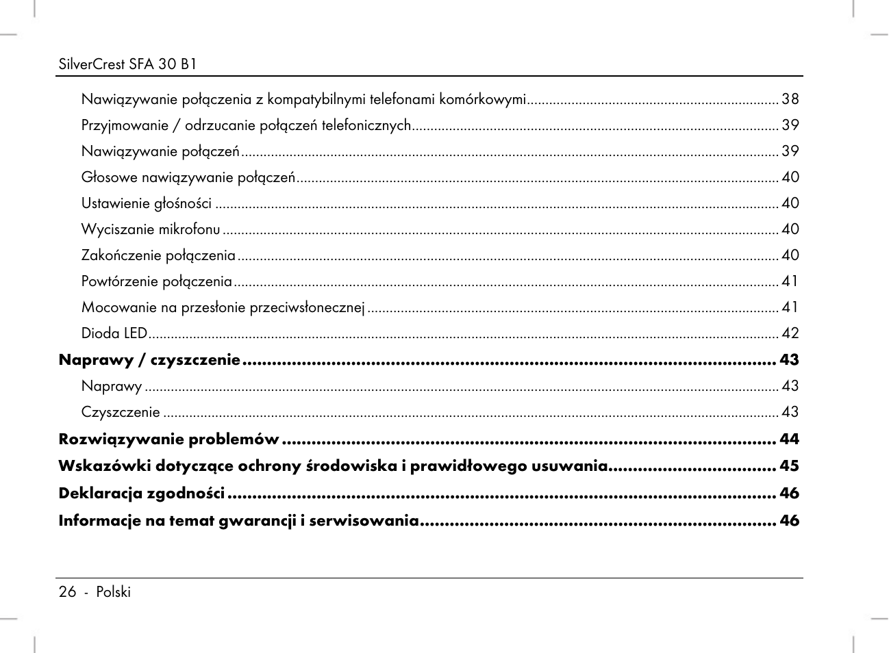 Silvercrest SFA 30 B1 User Manual | Page 28 / 166
