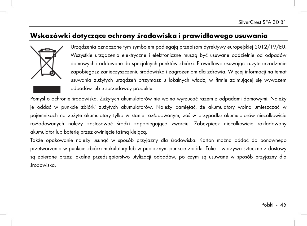 Silvercrest SFA 30 B1 User Manual | Page 47 / 166