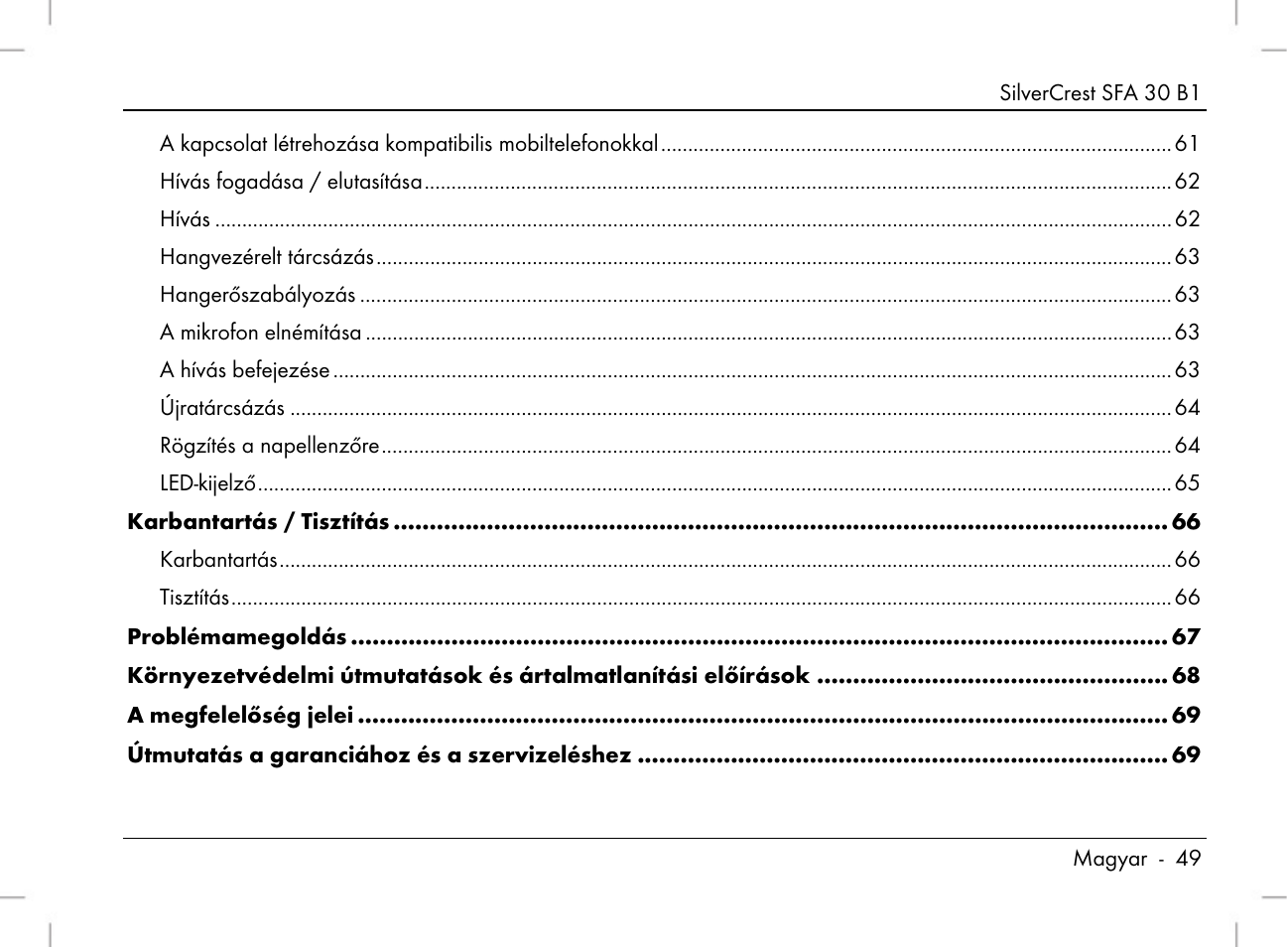 Silvercrest SFA 30 B1 User Manual | Page 51 / 166