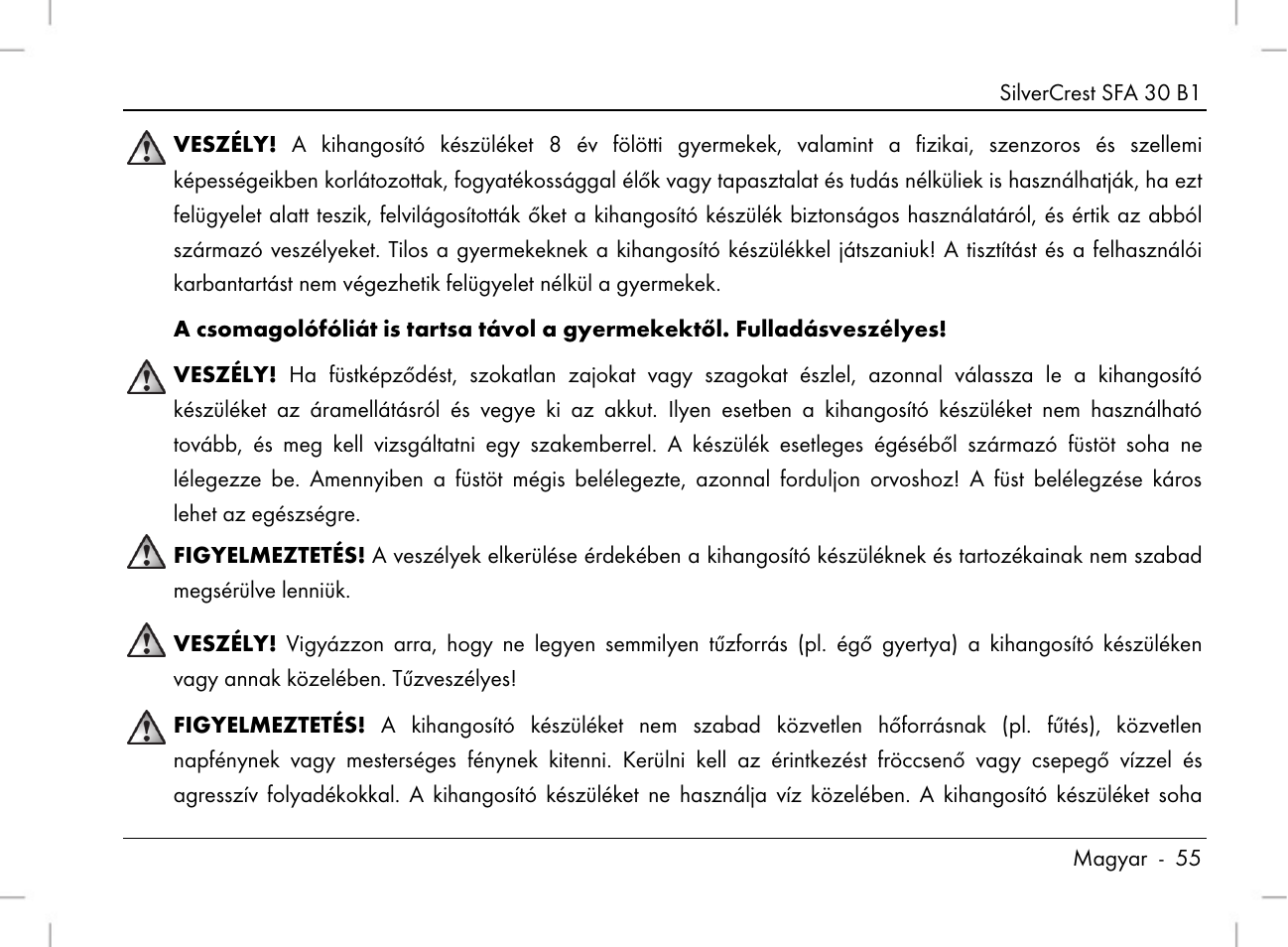 Silvercrest SFA 30 B1 User Manual | Page 57 / 166