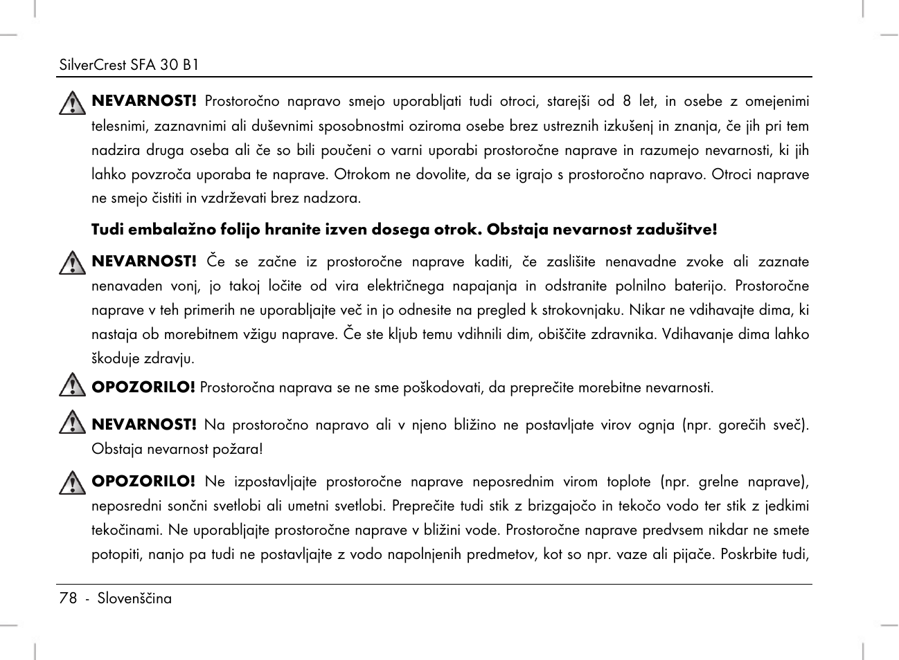 Silvercrest SFA 30 B1 User Manual | Page 80 / 166