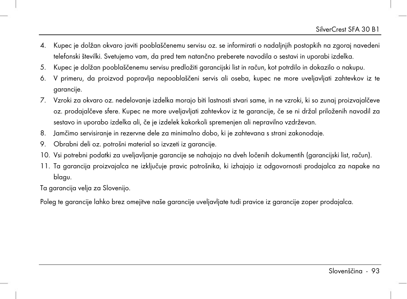 Silvercrest SFA 30 B1 User Manual | Page 95 / 166