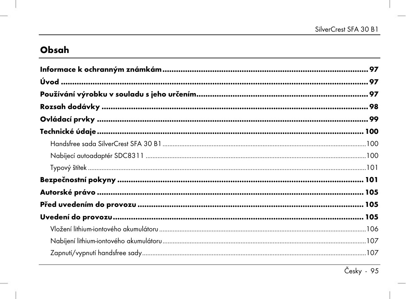 Silvercrest SFA 30 B1 User Manual | Page 97 / 166