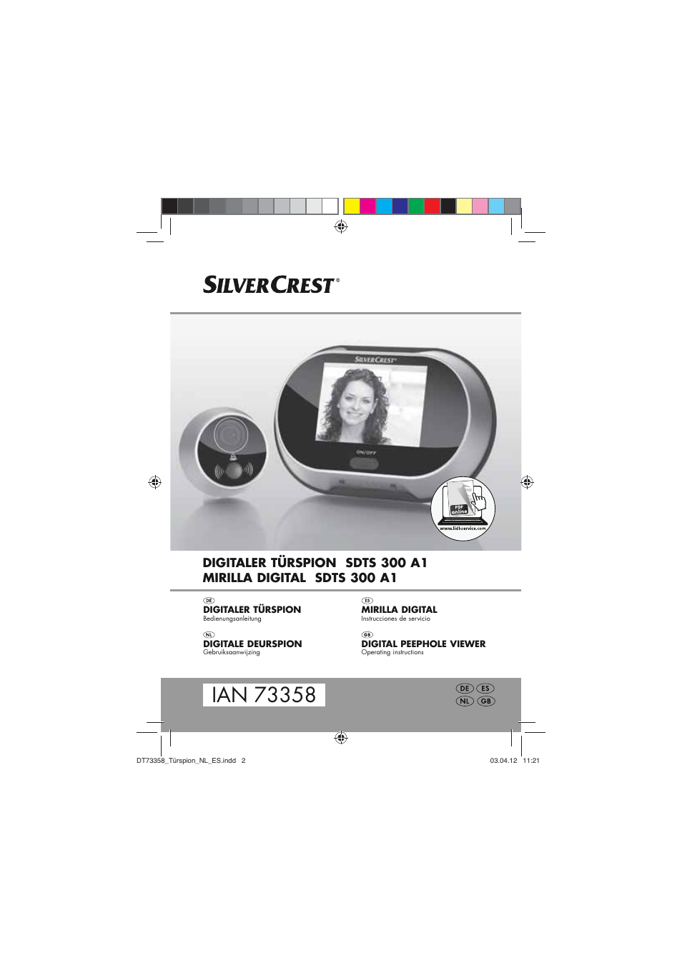 Silvercrest SDTS 300 A1 User Manual | 70 pages