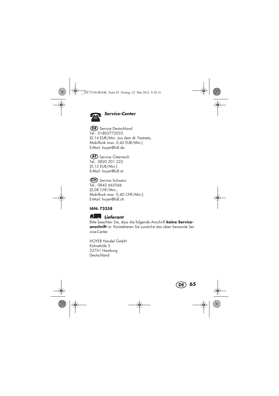 Silvercrest SDTS 300 A1 User Manual | Page 67 / 70