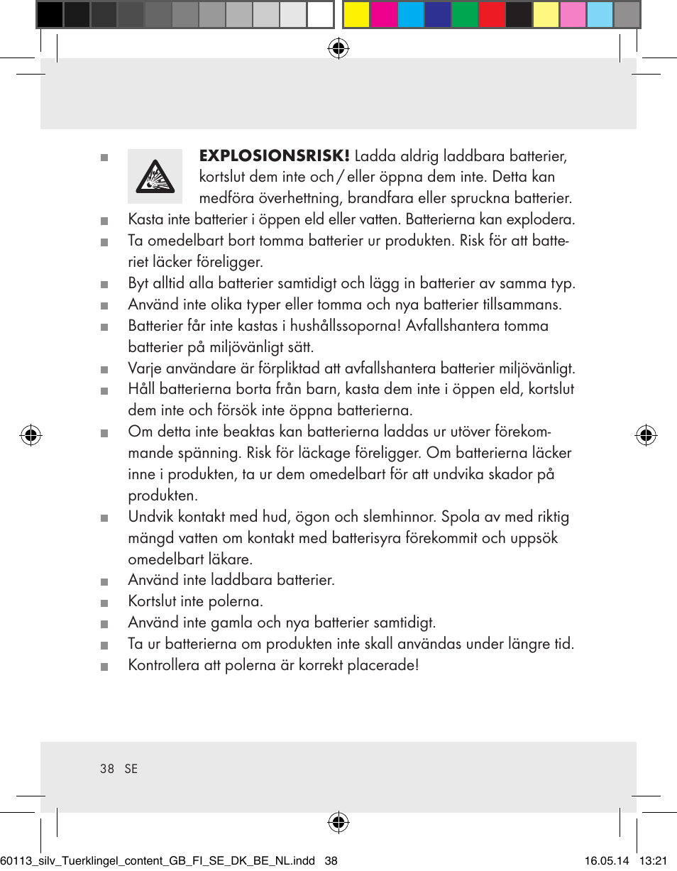 Silvercrest Z32155 User Manual | Page 38 / 101