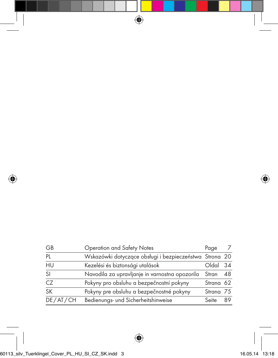 Silvercrest Z32155 User Manual | Page 2 / 103