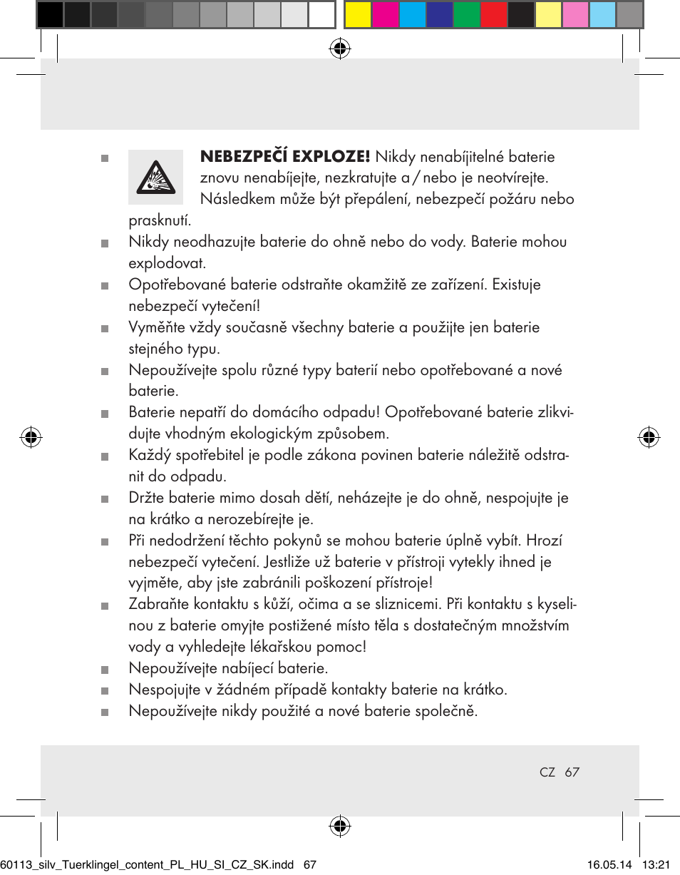 Silvercrest Z32155 User Manual | Page 67 / 103