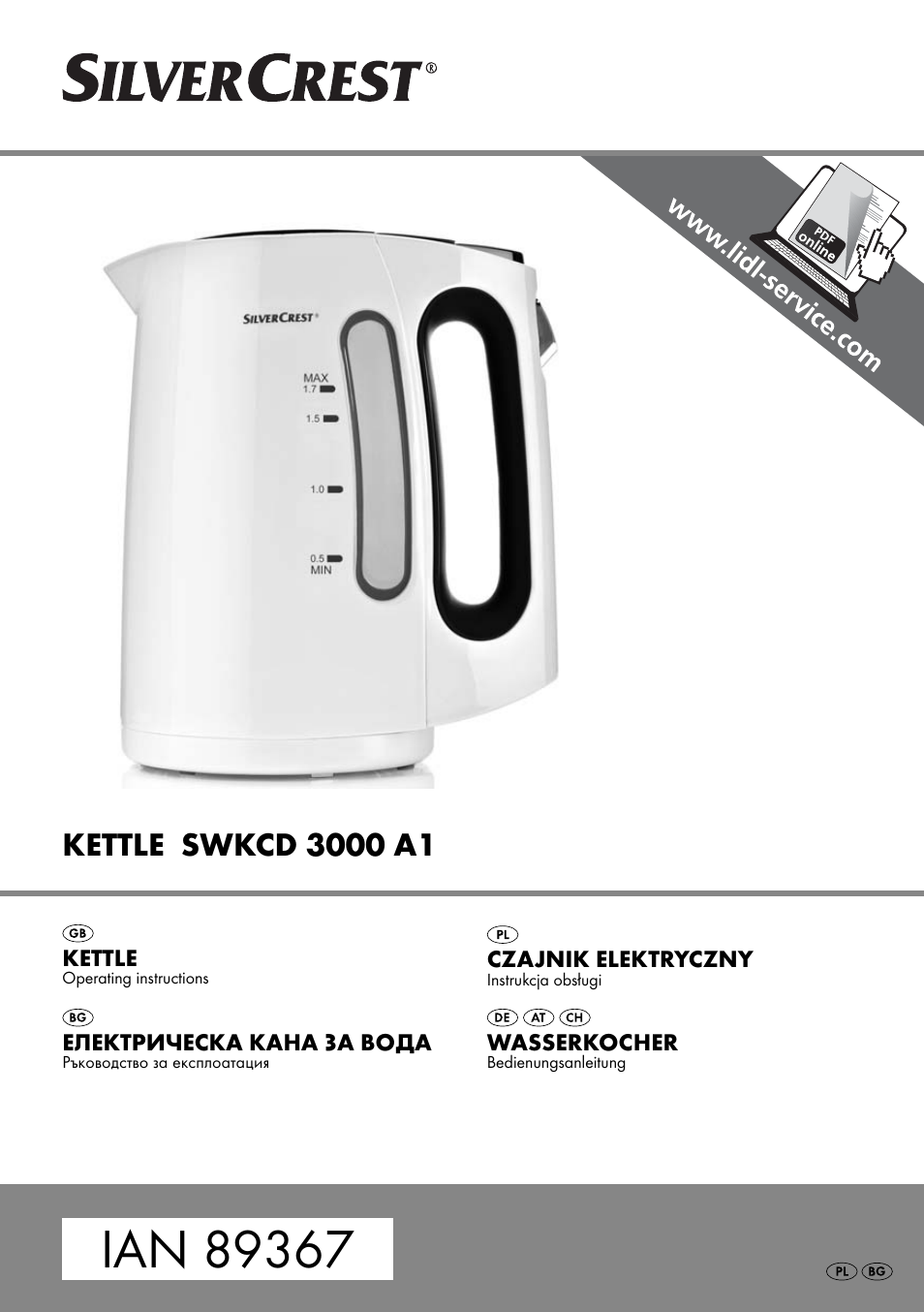 Silvercrest SWKCD 3000 A1 User Manual | 44 pages