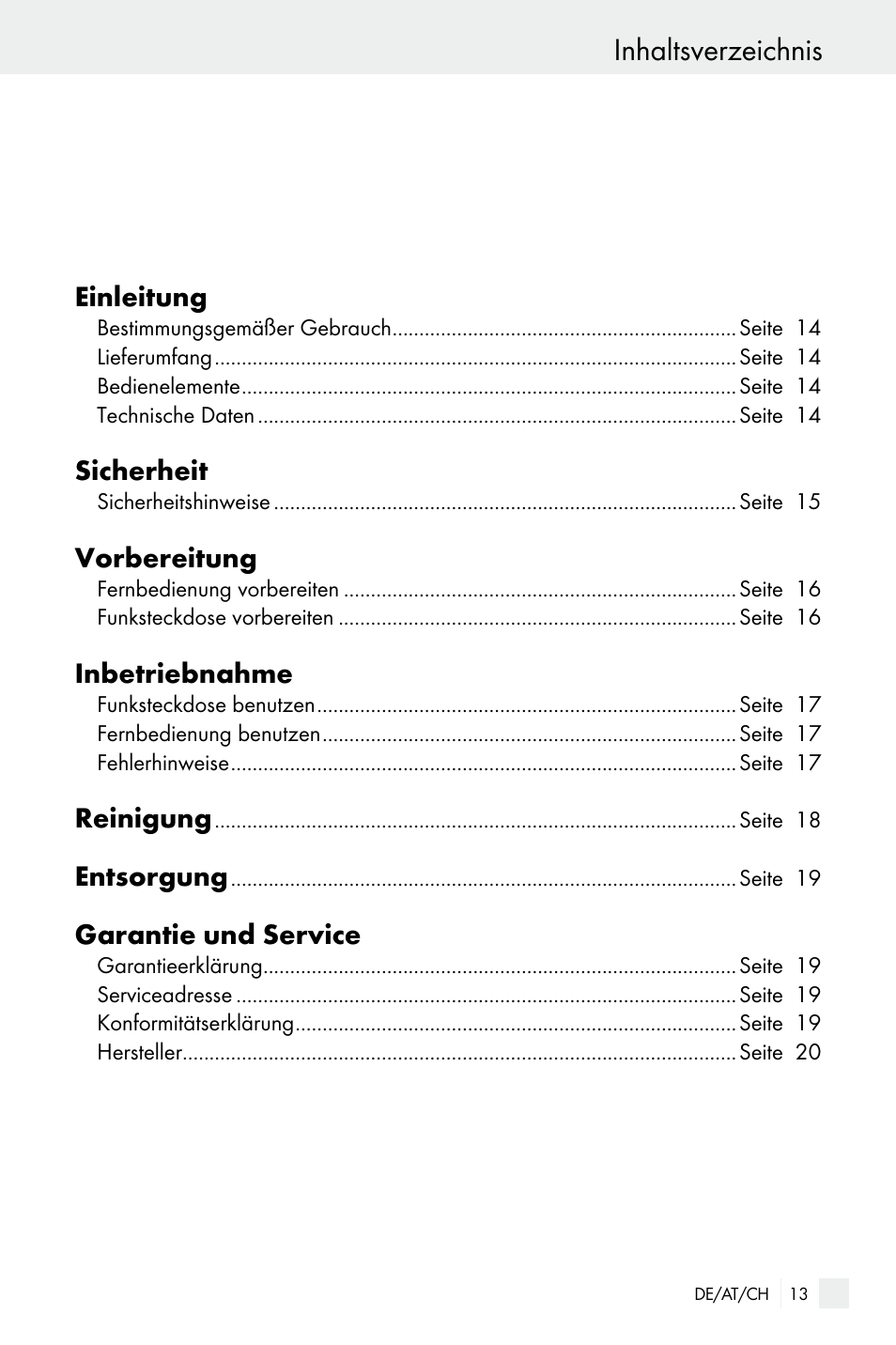 Silvercrest Electrical Sockets User Manual | Page 13 / 29