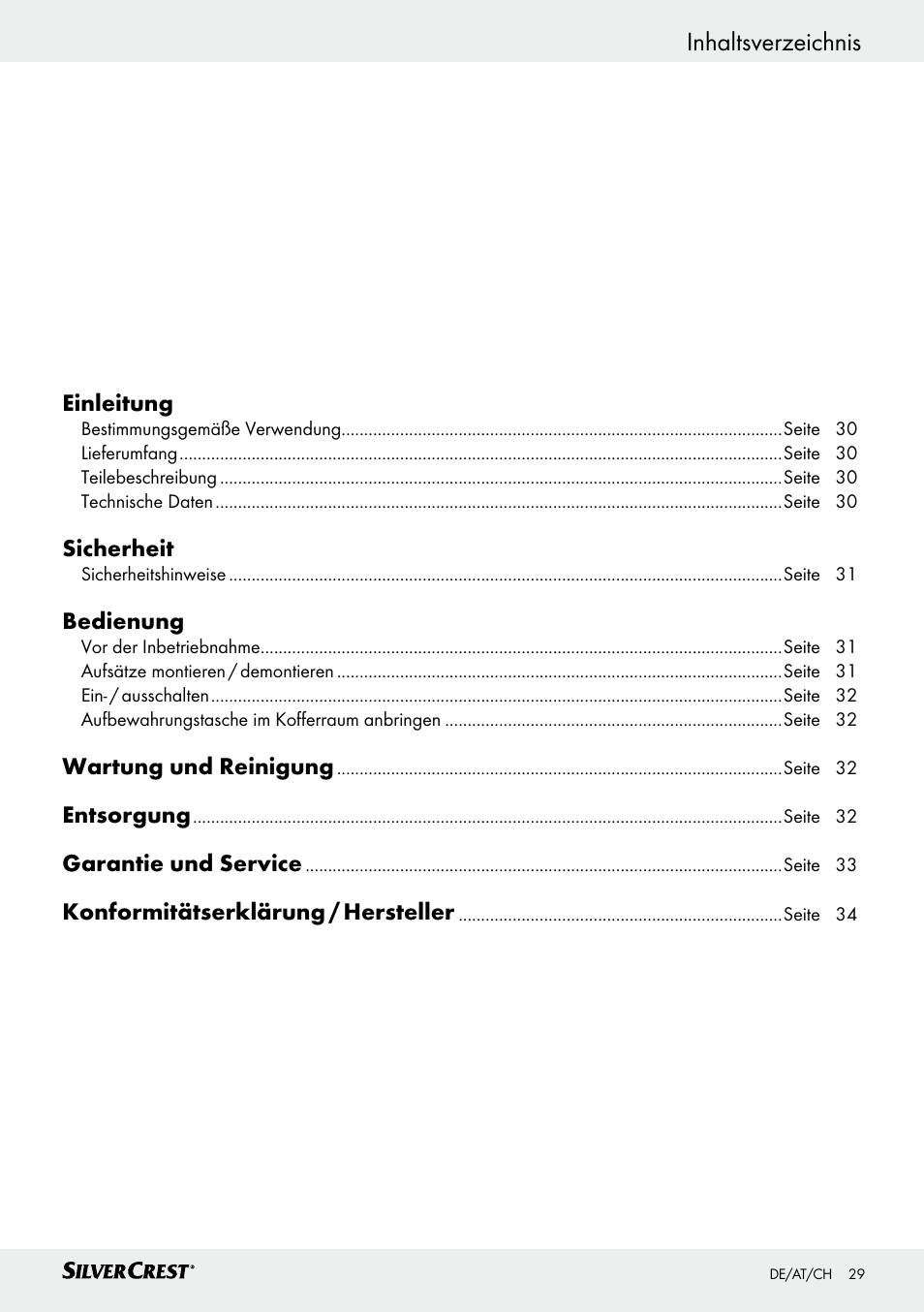 Silvercrest SHS 12.0 A1 User Manual | Page 29 / 35