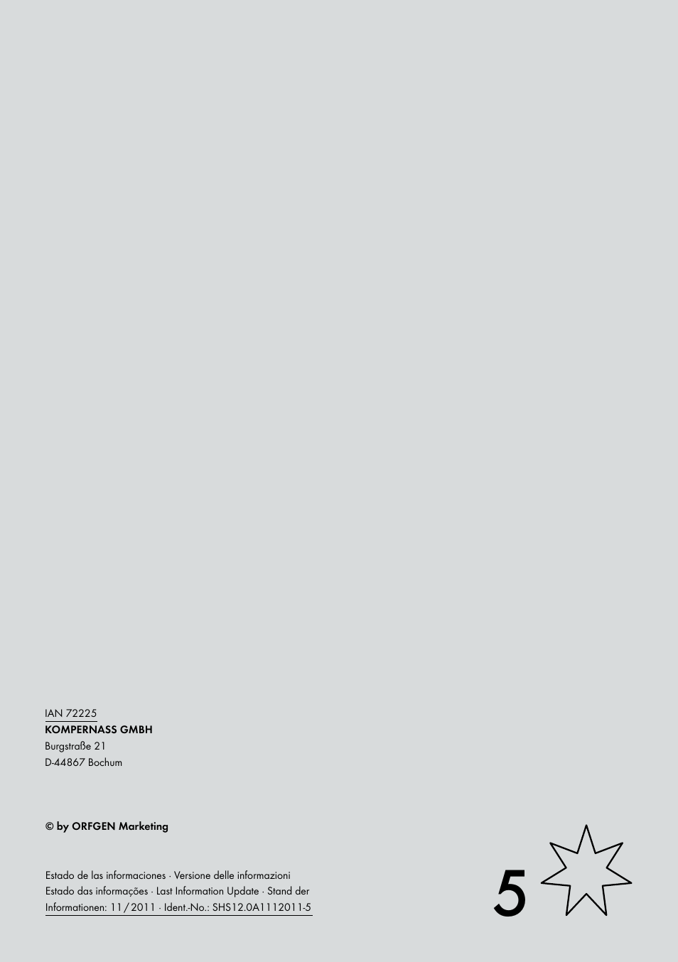 Silvercrest SHS 12.0 A1 User Manual | Page 35 / 35