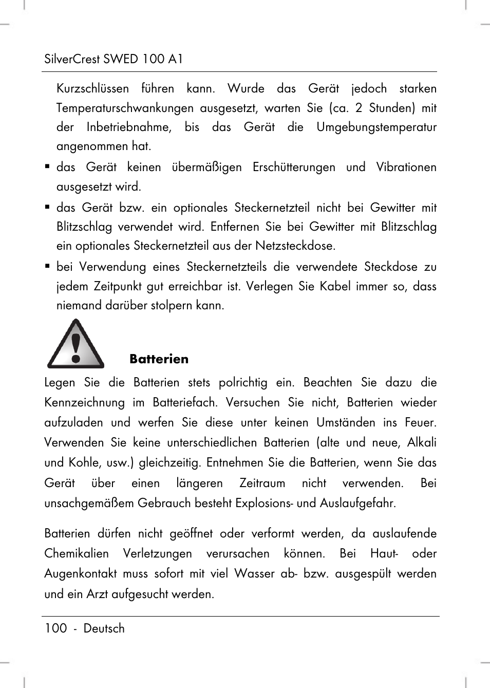 Silvercrest SWED 100 A1 User Manual | Page 102 / 126