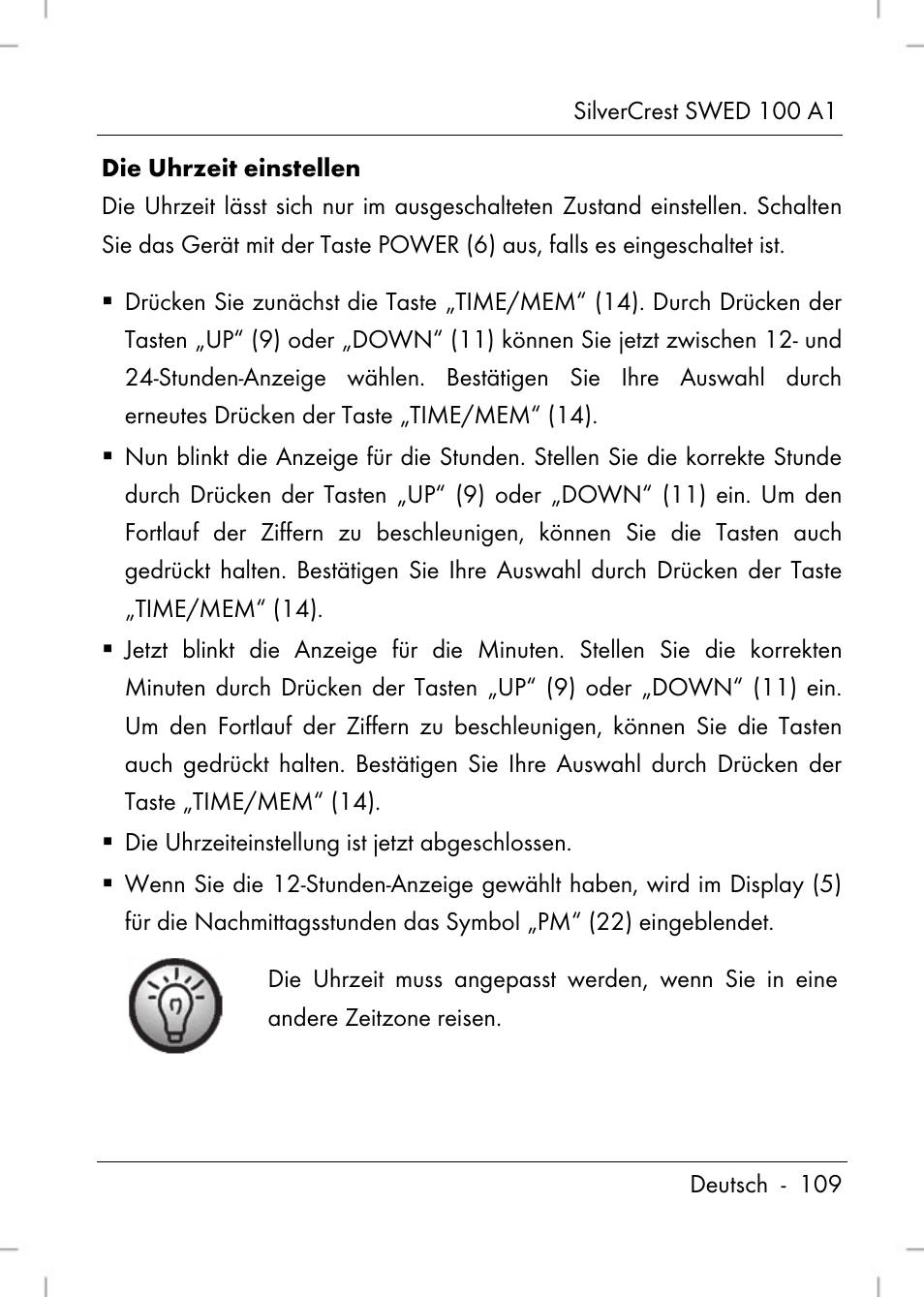 Silvercrest SWED 100 A1 User Manual | Page 111 / 126