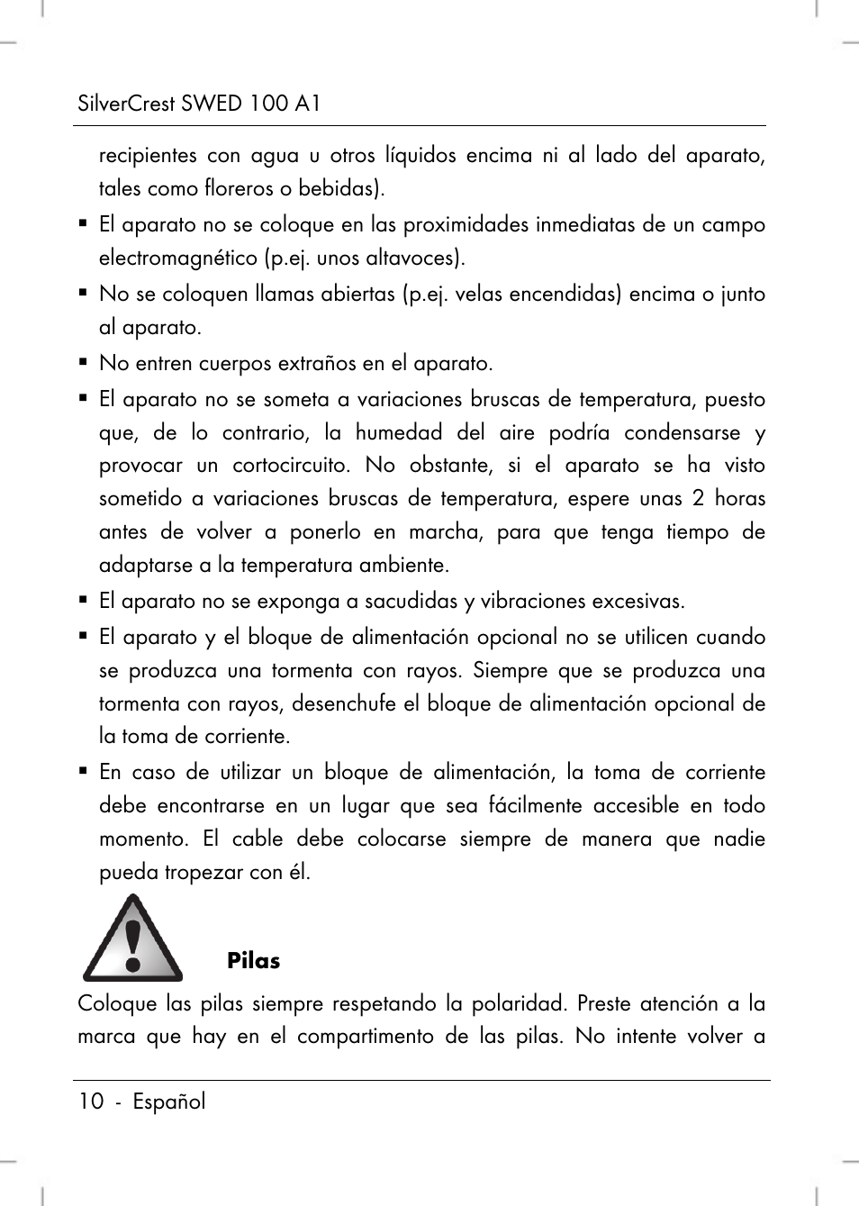 Silvercrest SWED 100 A1 User Manual | Page 12 / 126