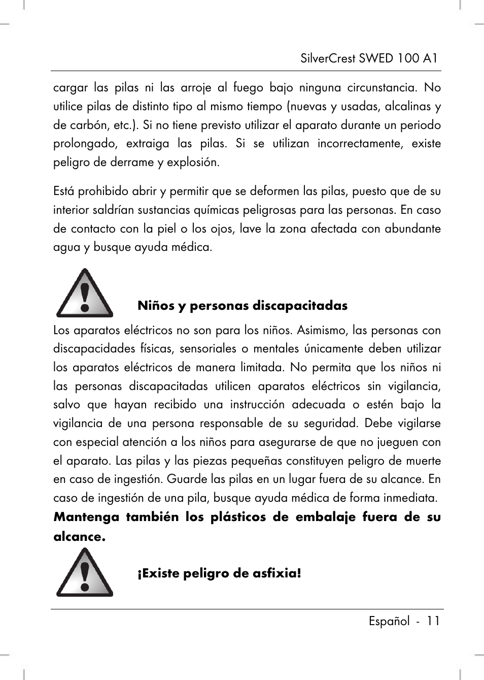 Silvercrest SWED 100 A1 User Manual | Page 13 / 126