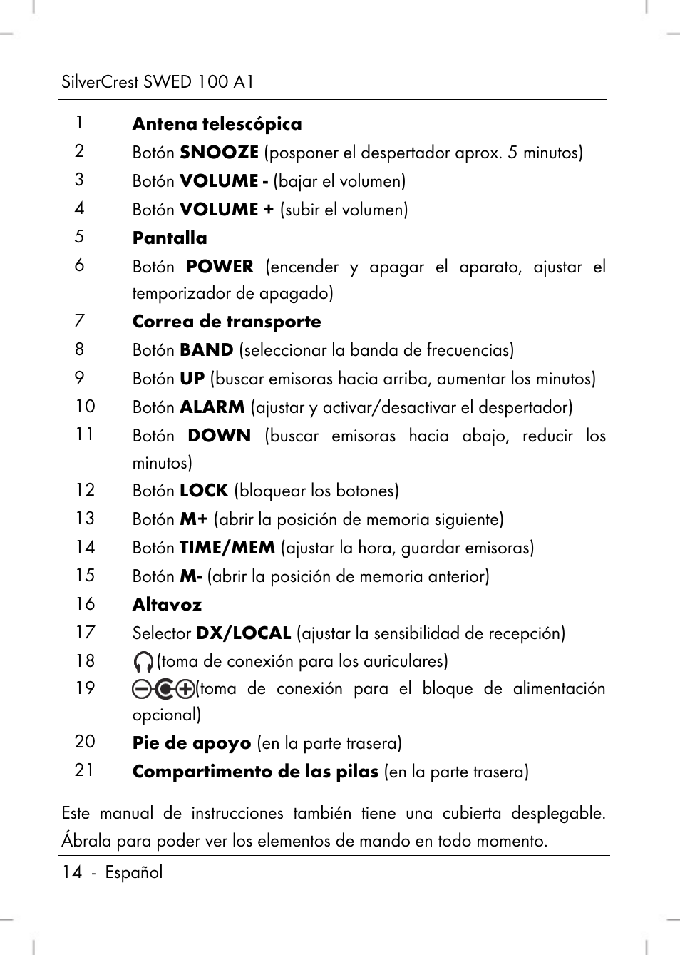 Silvercrest SWED 100 A1 User Manual | Page 16 / 126