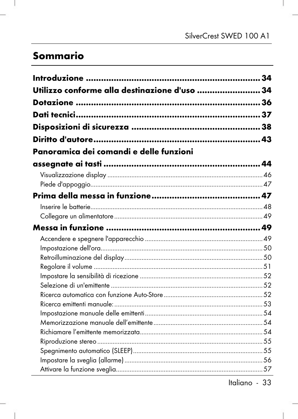 Silvercrest SWED 100 A1 User Manual | Page 35 / 126