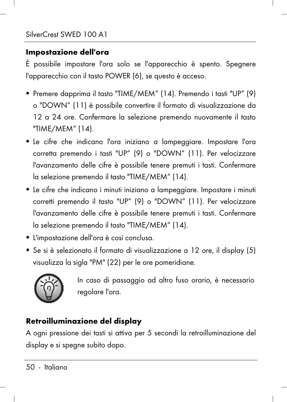 Silvercrest SWED 100 A1 User Manual | Page 52 / 126