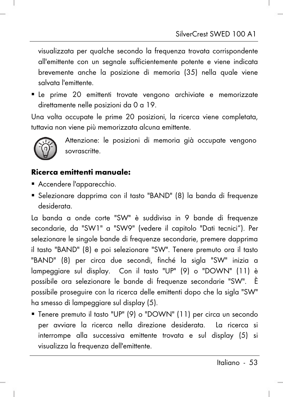 Silvercrest SWED 100 A1 User Manual | Page 55 / 126