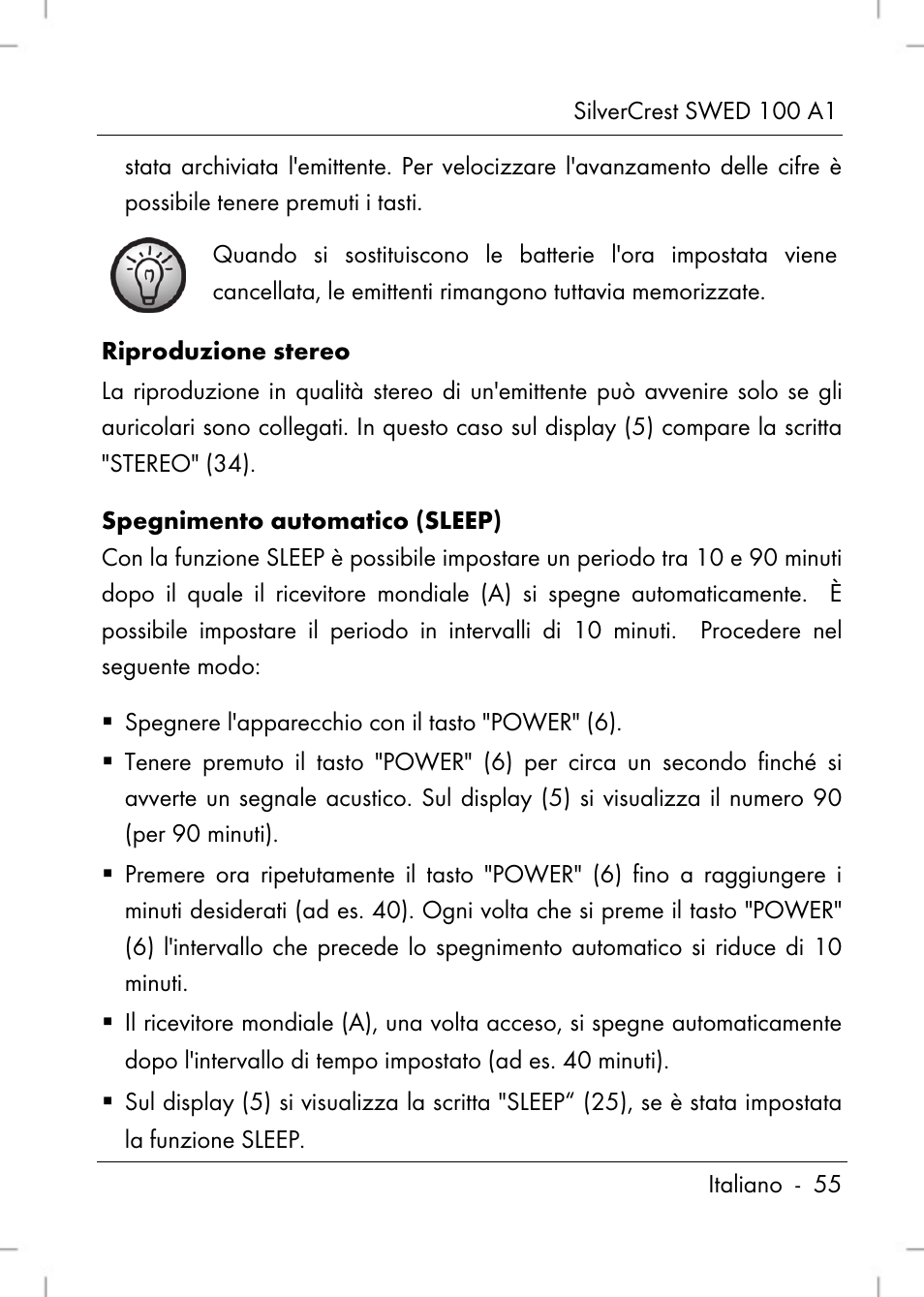 Silvercrest SWED 100 A1 User Manual | Page 57 / 126