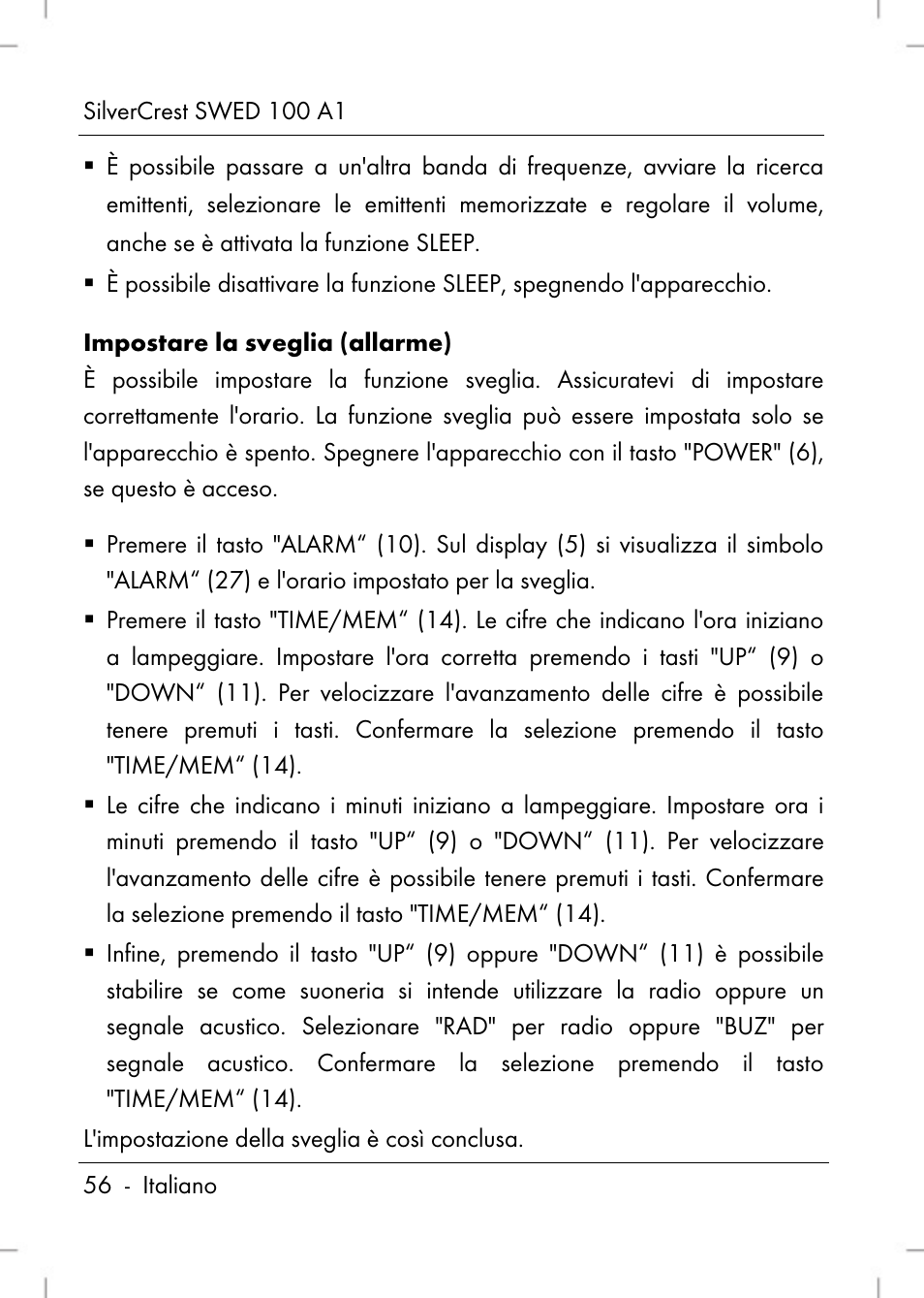 Silvercrest SWED 100 A1 User Manual | Page 58 / 126