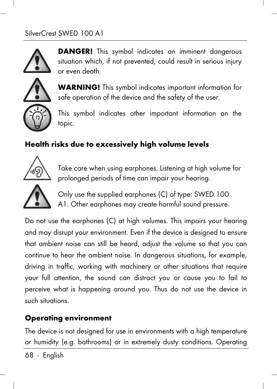 Silvercrest SWED 100 A1 User Manual | Page 70 / 126