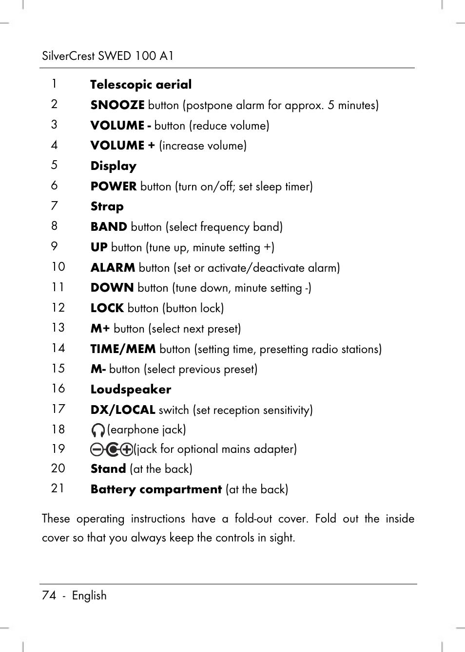 Silvercrest SWED 100 A1 User Manual | Page 76 / 126