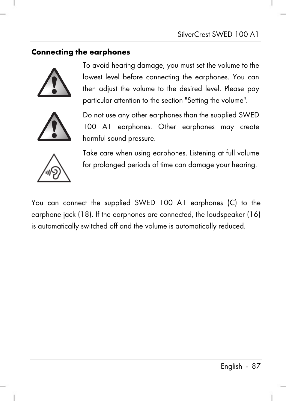 Silvercrest SWED 100 A1 User Manual | Page 89 / 126