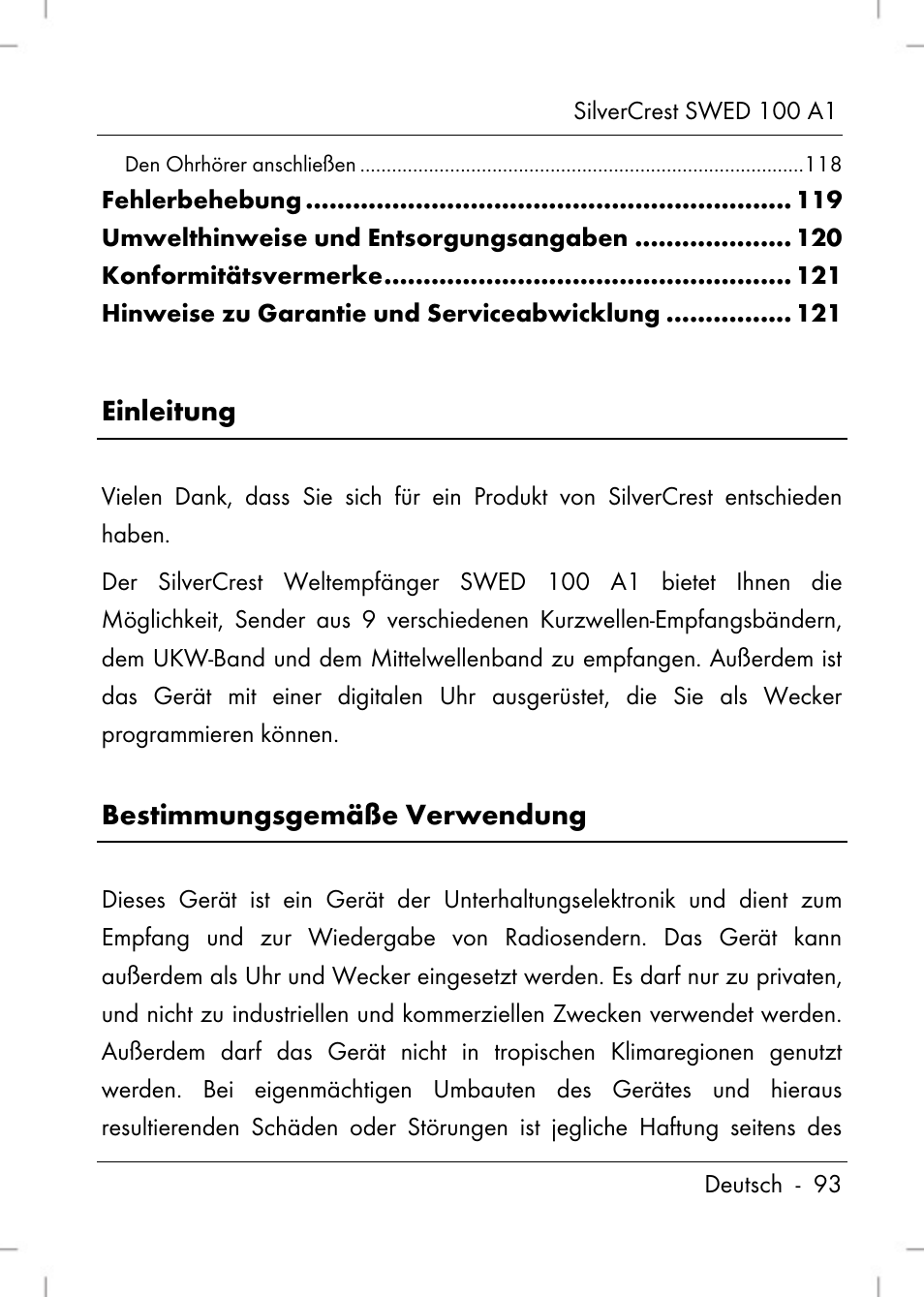 Silvercrest SWED 100 A1 User Manual | Page 95 / 126