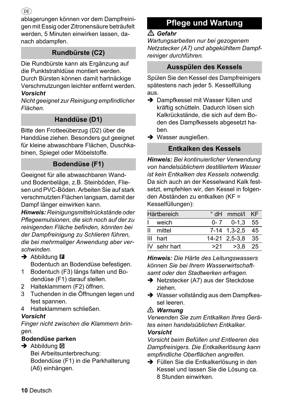Pflege und wartung | Silvercrest SDR 1500 A1 User Manual | Page 10 / 86