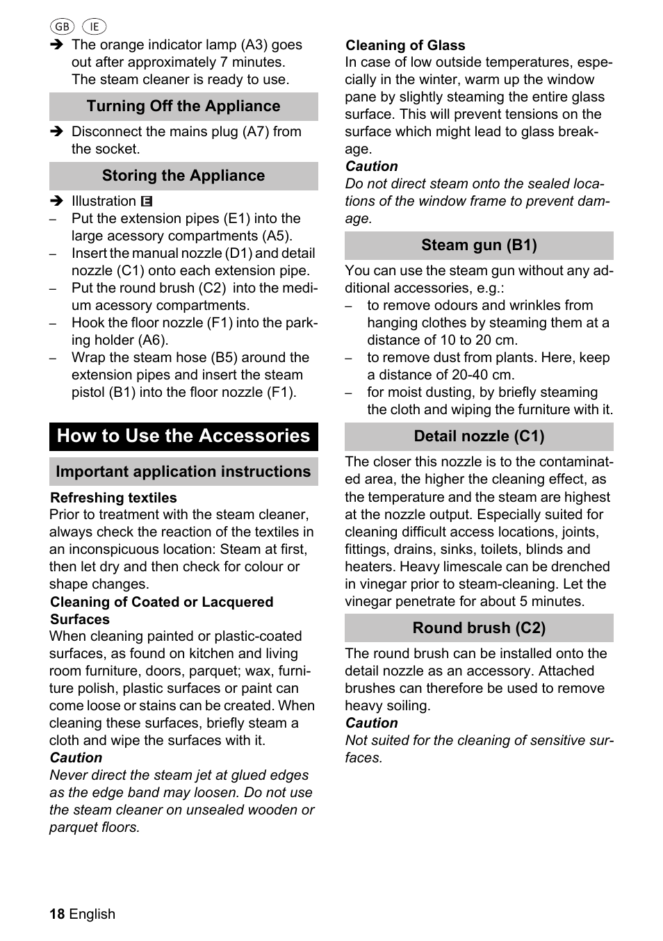 How to use the accessories | Silvercrest SDR 1500 A1 User Manual | Page 18 / 86