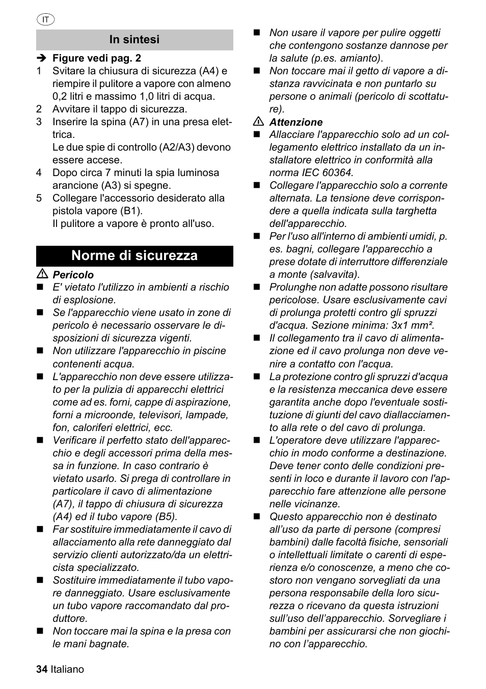 Norme di sicurezza | Silvercrest SDR 1500 A1 User Manual | Page 34 / 86
