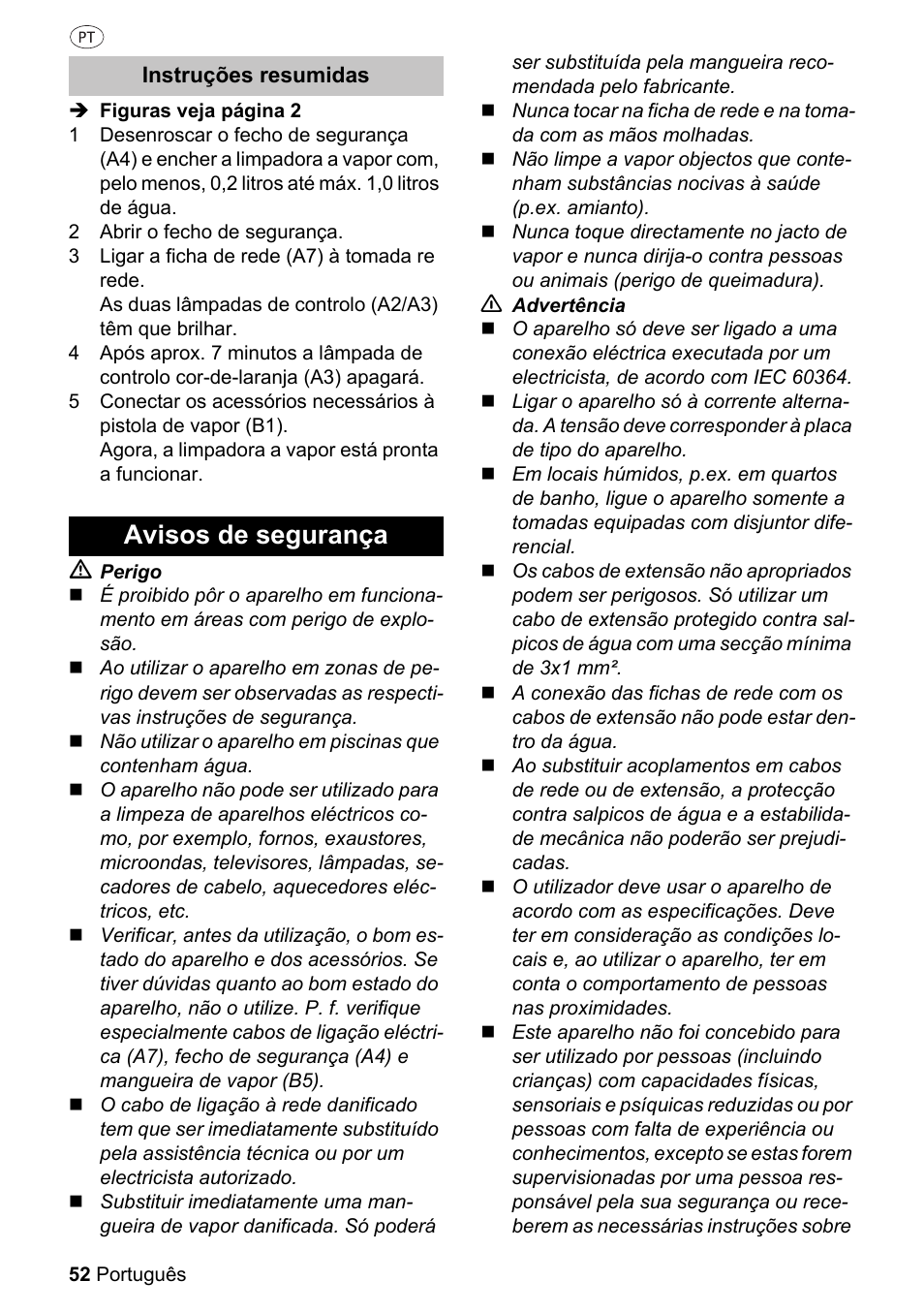 Avisos de segurança | Silvercrest SDR 1500 A1 User Manual | Page 52 / 86