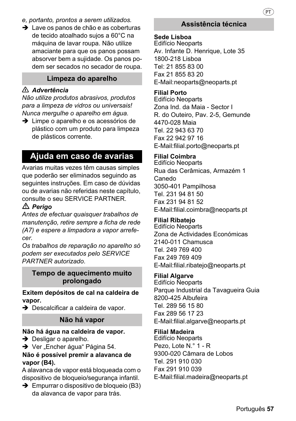 Ajuda em caso de avarias | Silvercrest SDR 1500 A1 User Manual | Page 57 / 86