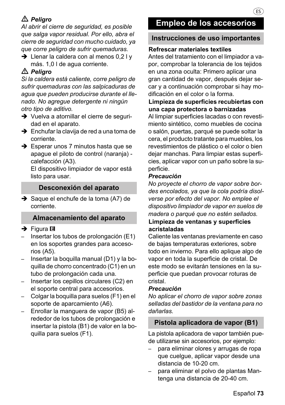 Empleo de los accesorios | Silvercrest SDR 1500 A1 User Manual | Page 73 / 86