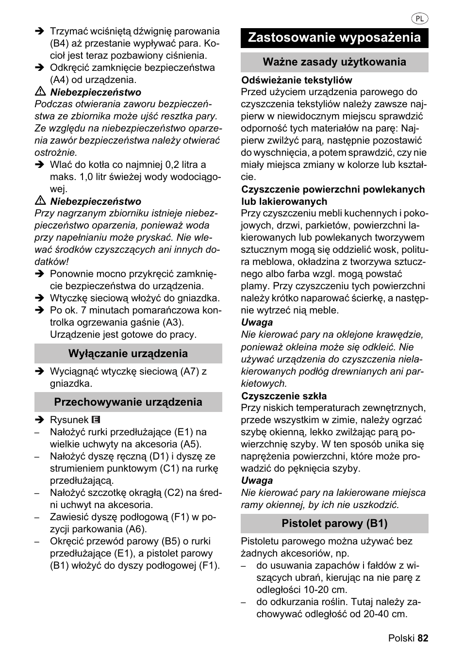Zastosowanie wyposażenia | Silvercrest SDR 1500 A1 User Manual | Page 82 / 86