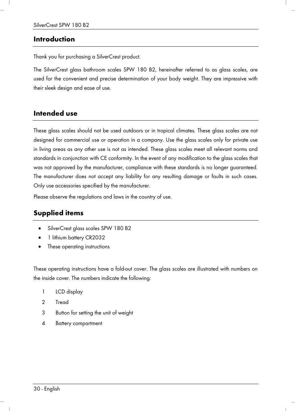 Silvercrest SPW 180 B2 User Manual | Page 32 / 40