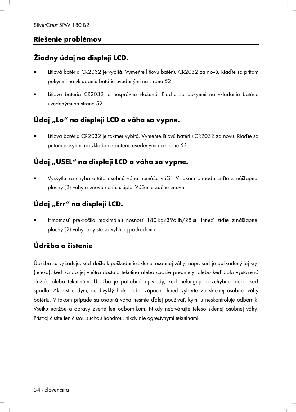 Silvercrest SPW 180 B2 User Manual | Page 56 / 68