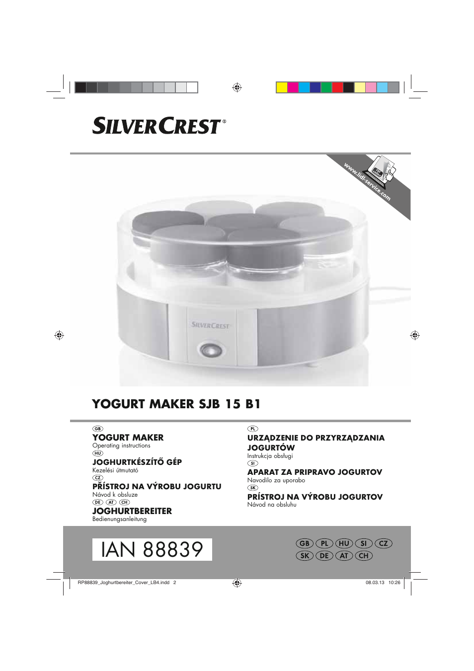 Silvercrest SJB 15 B1 User Manual | 62 pages