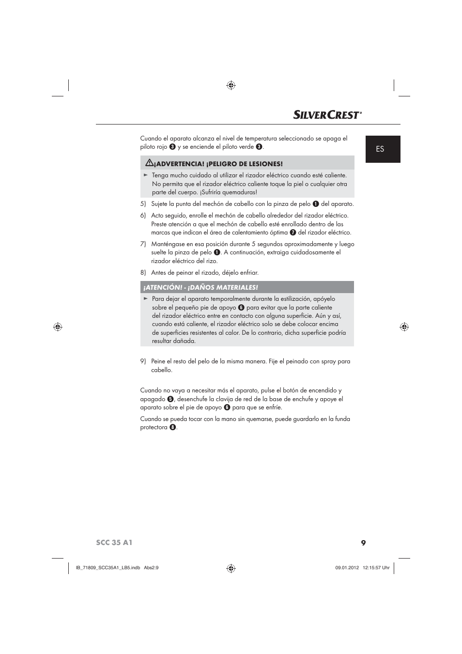 Silvercrest SCC 35 A1 User Manual | Page 11 / 62