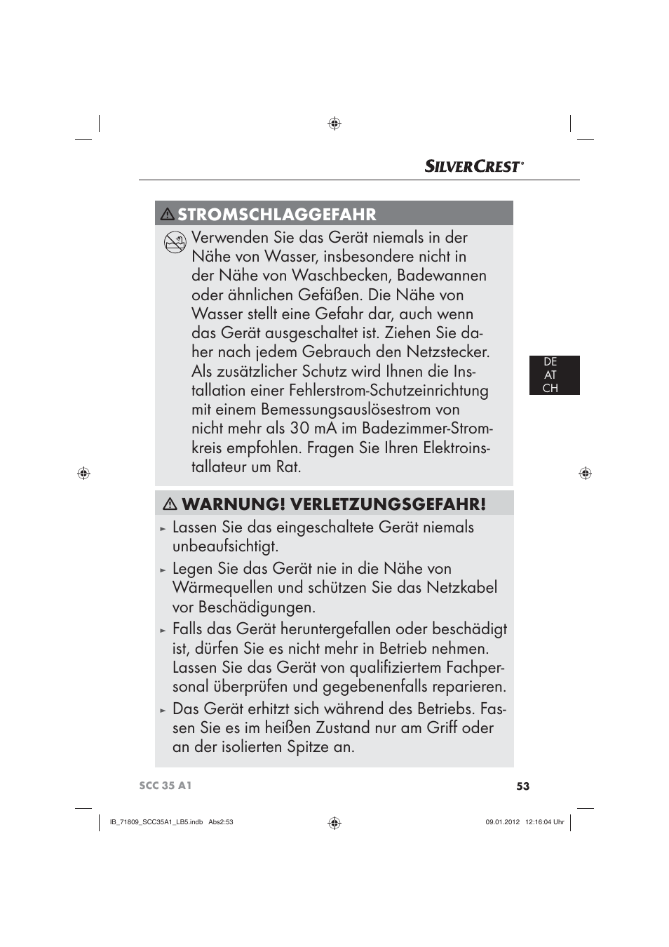 Silvercrest SCC 35 A1 User Manual | Page 55 / 62