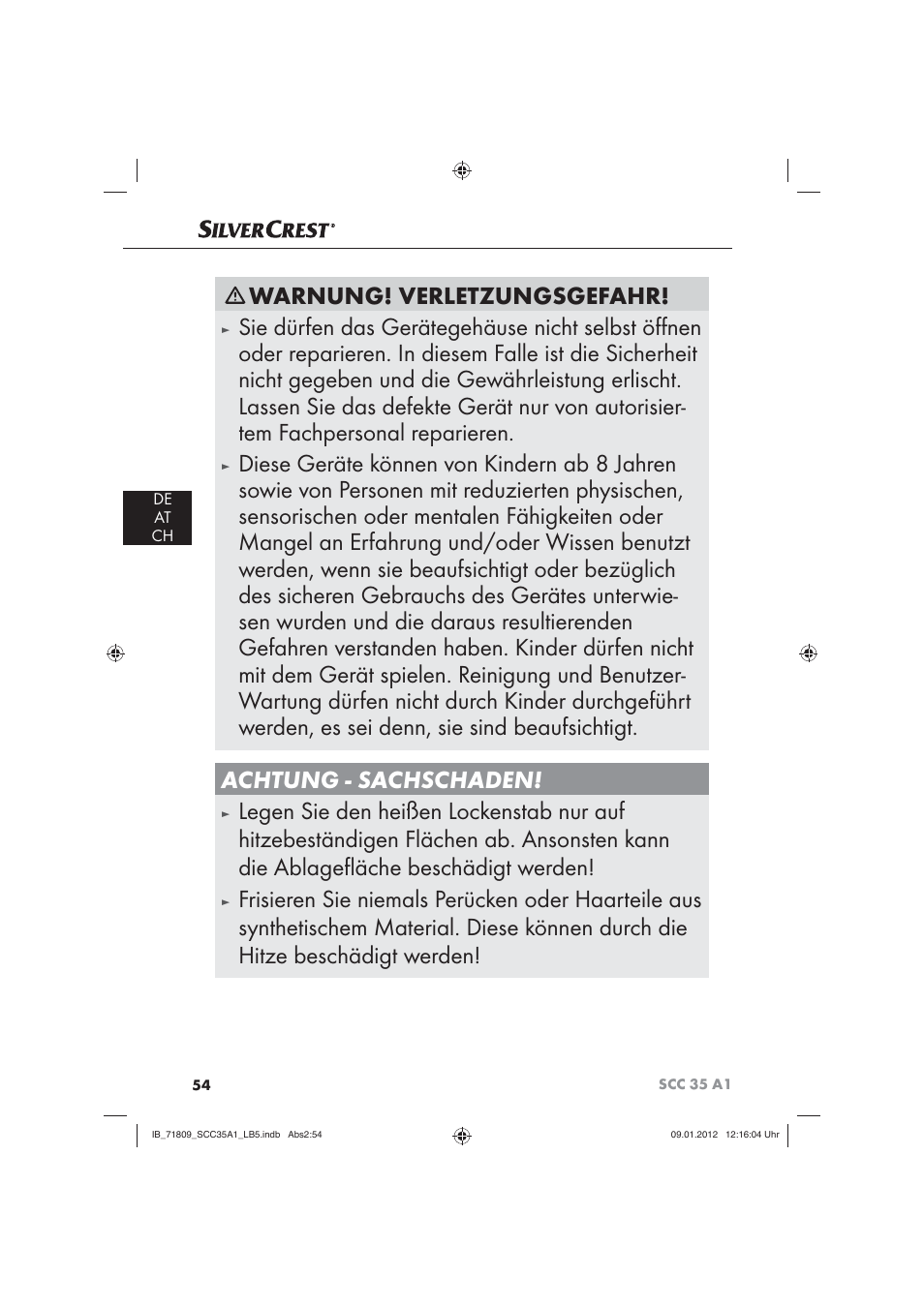 Silvercrest SCC 35 A1 User Manual | Page 56 / 62