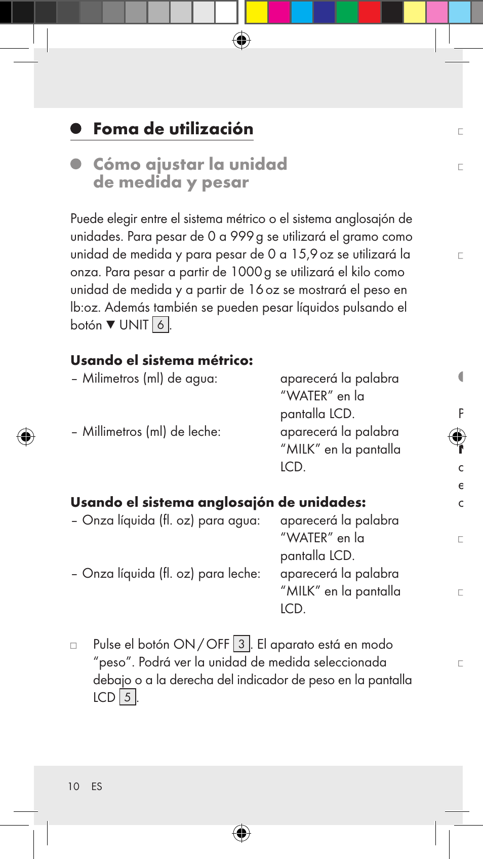 Cómo pesar con la función tara | Silvercrest Z31183 User Manual | Page 10 / 63