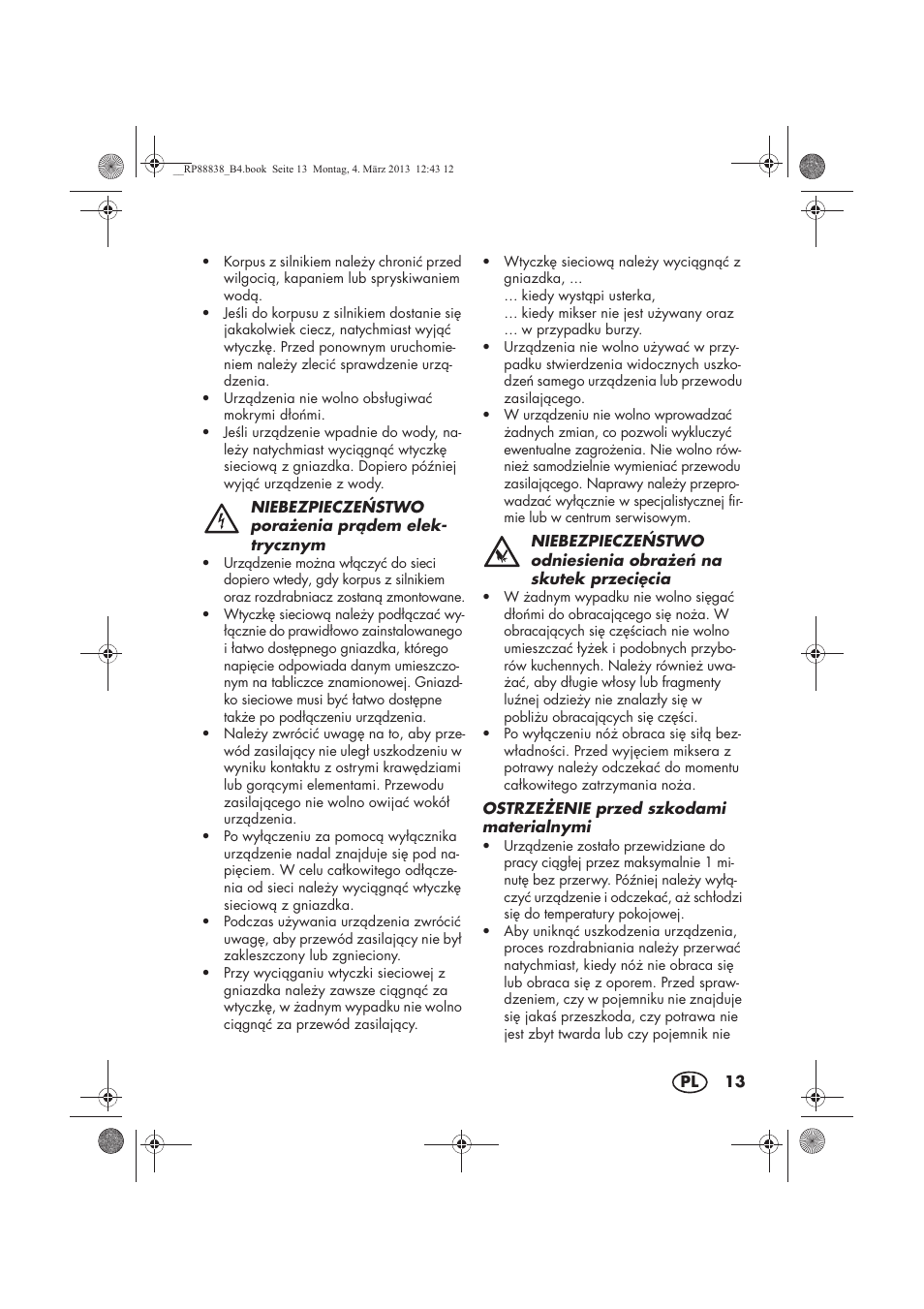 Silvercrest H-8666 User Manual | Page 15 / 66