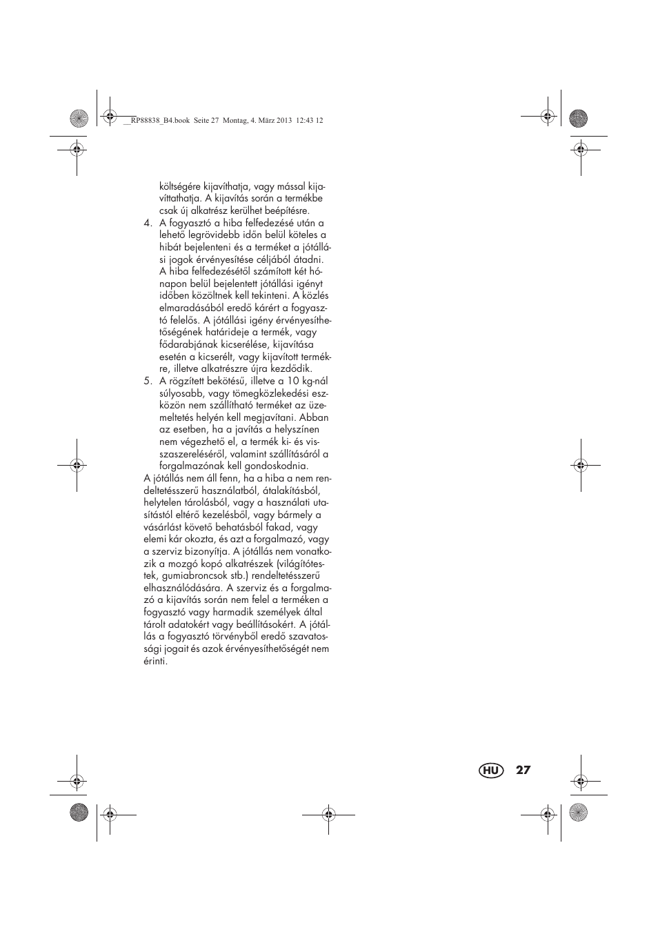 Silvercrest H-8666 User Manual | Page 29 / 66